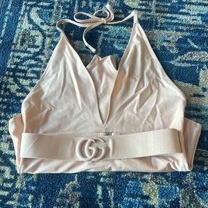 Pink Gucci swimsuit